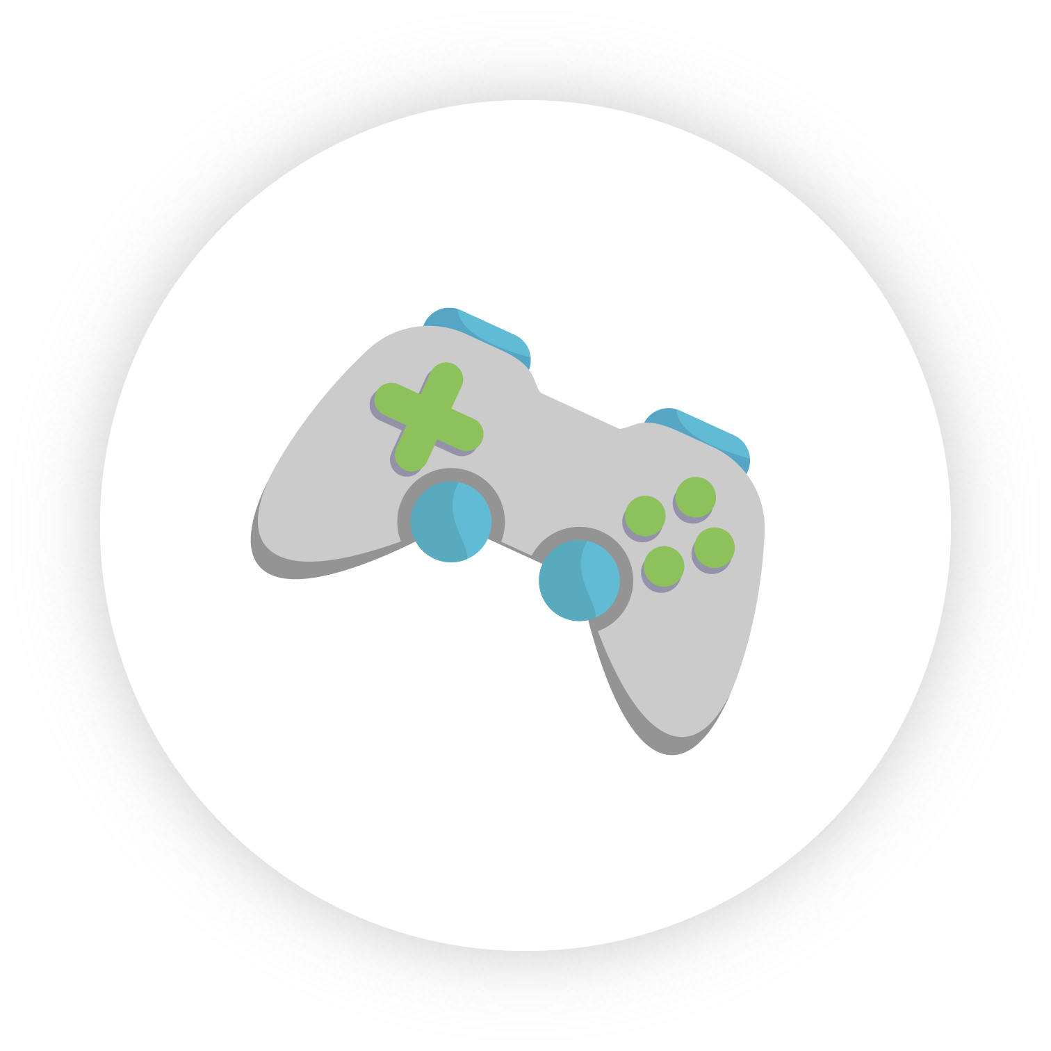 Illustration présentant une manette de console de jeu